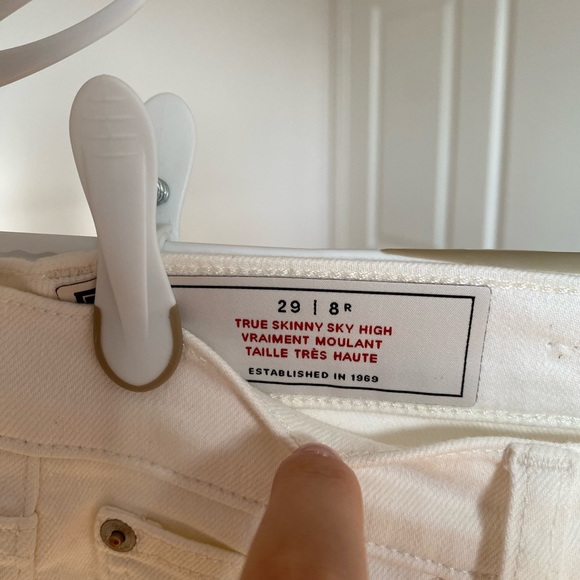 GAP - White True Skinny Sky High Rise Jeans - Picture 6 of 6